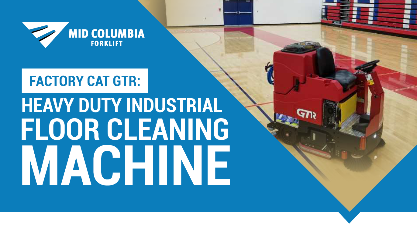 Factory Cat GTR Heavy Duty Industrial Floor Cleaning Machine